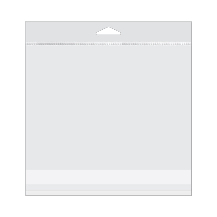 Headerbeutel Transparent 20.3x15.2cm Wiederverschließbar (100 Stück) [HB8X6E]