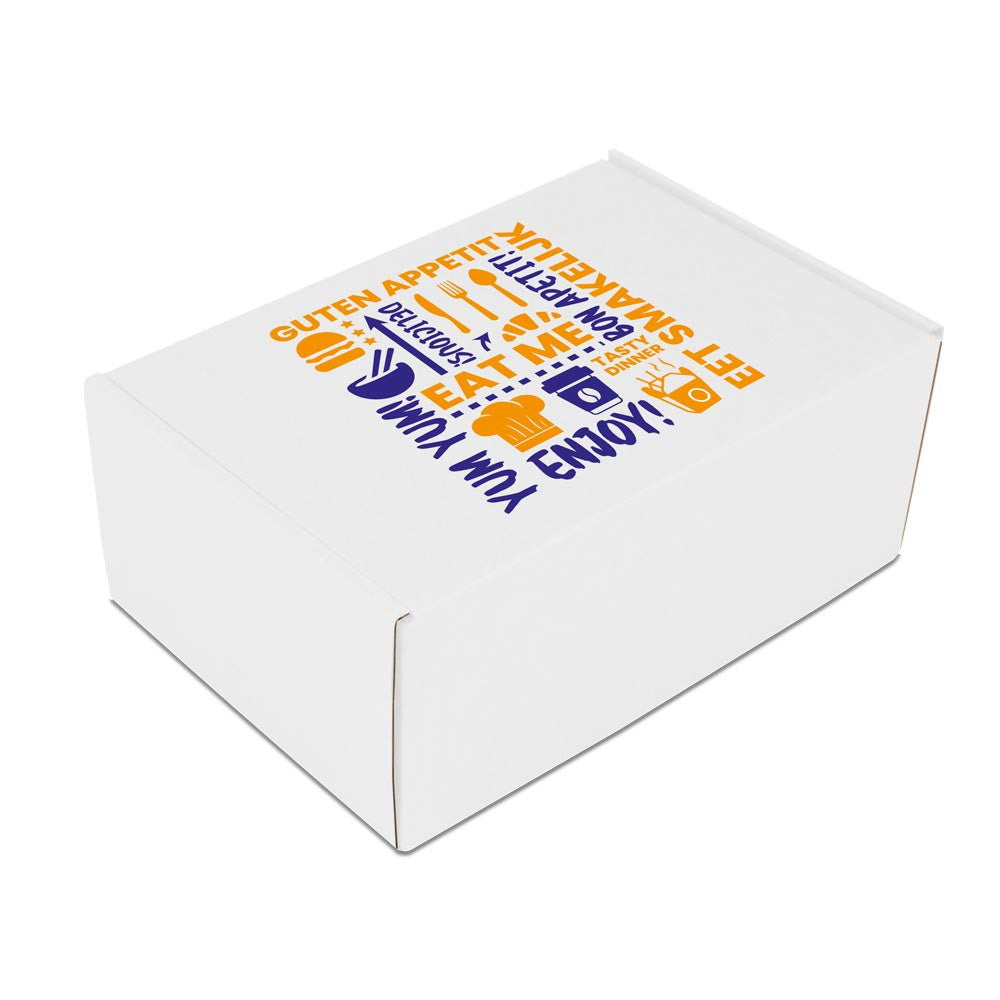 Take-away boxes 33x25x8cm White (50 pcs)