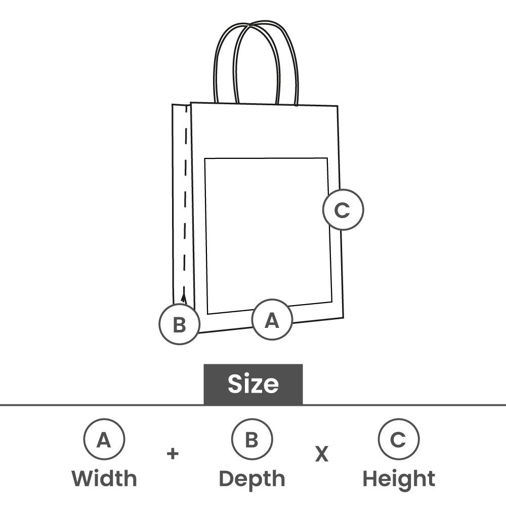Geschenk-Tragetaschen mit Fenster und Anhänger 11,5+6,4x14,5cm kraft/schwarz (100 Stück) [FP-DPT112]