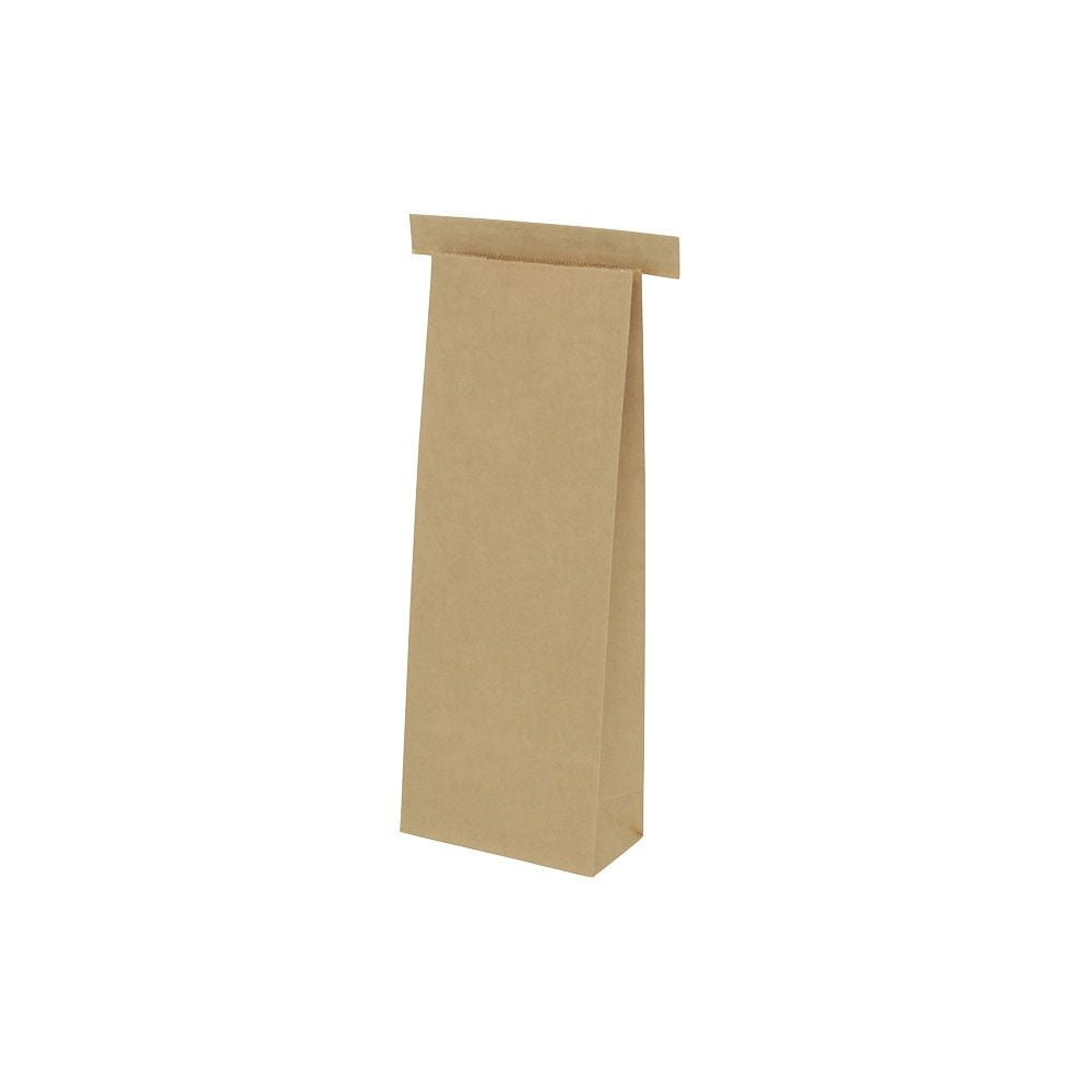 Kraft Tüte Braun 9x4.5x23.5 cm wiederverschließbar (500 Stück) [GB-DRE03340]