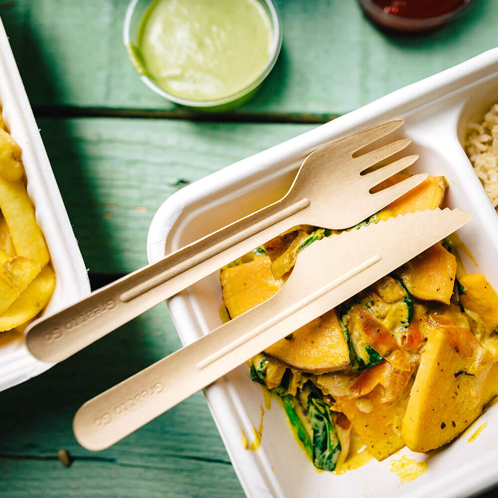 Gabel Papier 16,5 cm Braun (1000 Stück) [GB-DSE06360]