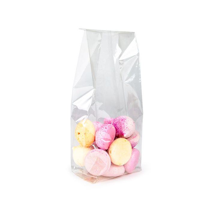 Öko-Beutel 8.9x5.7x24.8 cm mit Seitenfalten Lebensmittelecht (100 Stück) [BGB3]