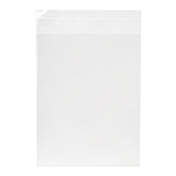 Umweltfreundliche Klappenbeutel Bioplastik 13.5x17.1cm Transparent (100 Stück) [GC6B1]