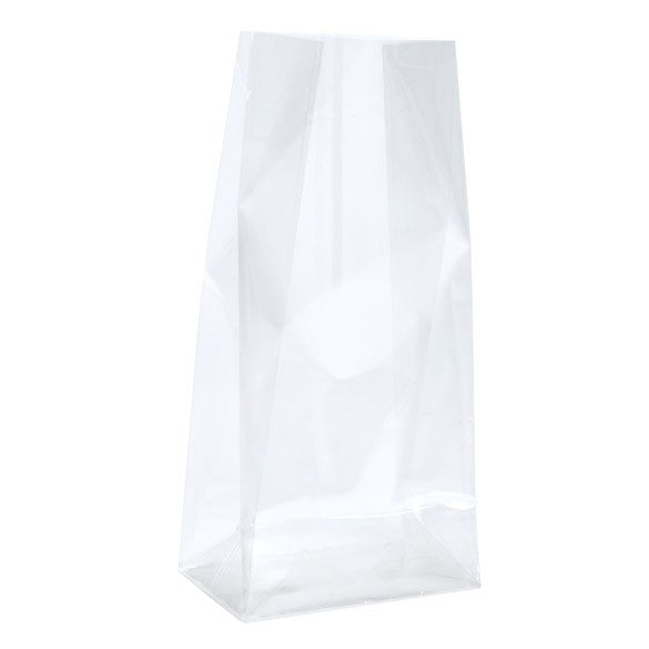 Blockbodenbeutel ÖKO-freundlich 7,6x5,1x16,5cm Premium mit Seitenfalten (100 Stück) [CFBG6]