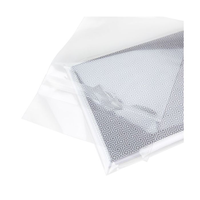 Umweltfreundliche Beutel 12.7x15.2 cm Transparent mit Schutzverschluss (100 Stück) [GC5B2PC]