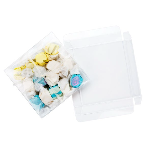 Klarsichtschachteln 10,5x1,6x10,4cm Kristallklar (25 Stück) [FB231]