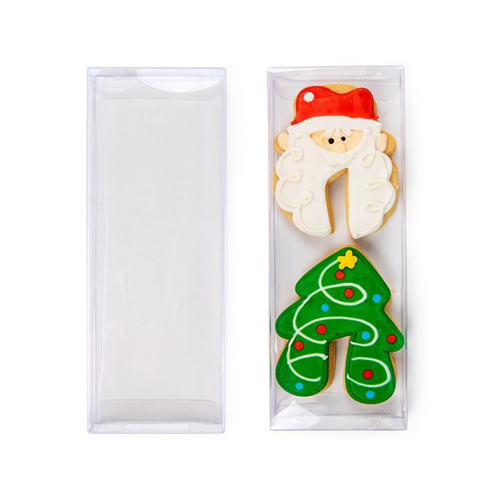 Klarsichtschachteln 7,6x2,5x20,3 cm Hochtransparent (25 Stück) [FB302]