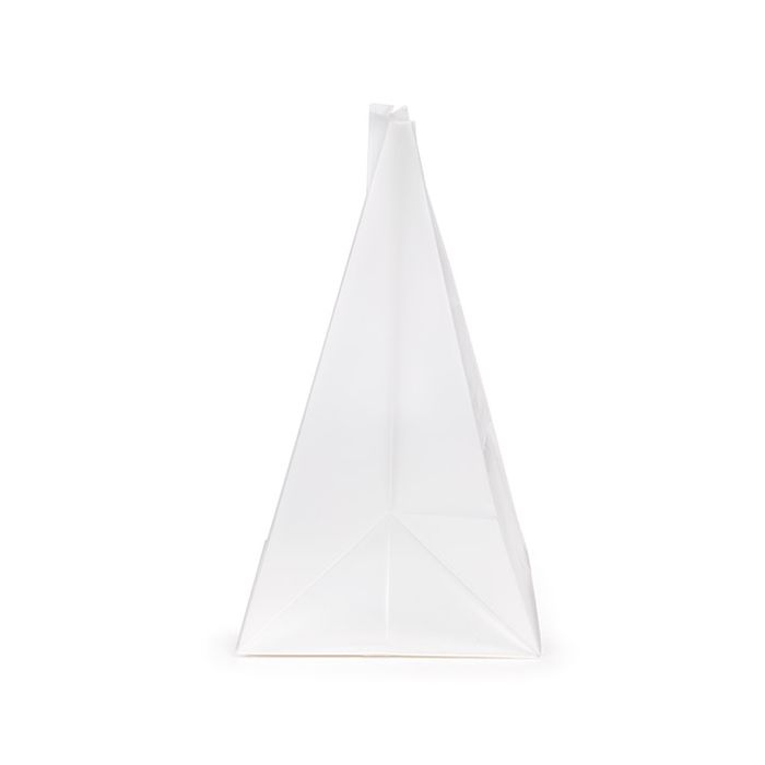 Blockbodenbeutel Frosted 10,2x10,2x17,8 cm mit Bodenblatt (100 Stück) [FFGPB9]