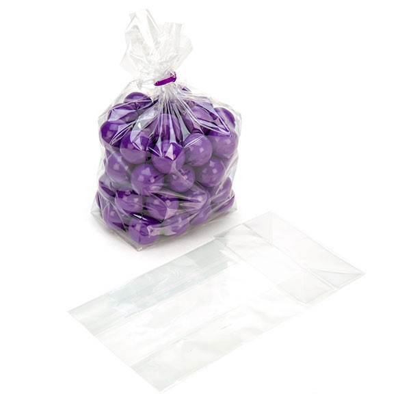 Blockbodenbeutel 10.2x6.4x20.3cm Transparent (100 Stück) [FGCC4]