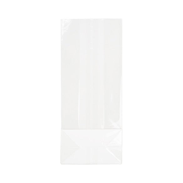 Blockbodenbeutel 12.5x7x30cm Transparent (100 Stück) [FGPB1]