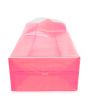 Blockbodenbeutel Neon-Rosa 12,7x7,6x30,5 cm mit Bodenblatt (100 Stück) [FGPB1NK]