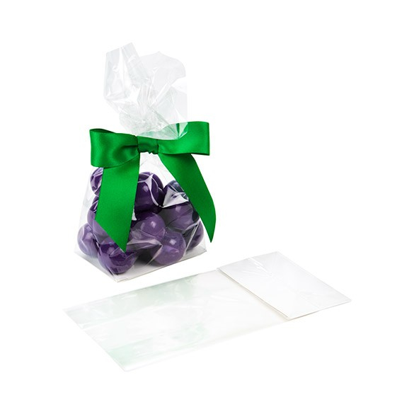 Blockbodenbeutel 7.5x5x16.5cm Transparent (100 Stück) [FGPB6]