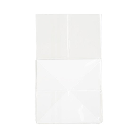 Blockbodenbeutel 10.2x10.2x17.8cm Transparent mit Bodenblatt (100 Stück) [FGPB9]