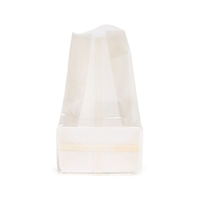 Blockbodenbeutel Heim Kompostierbar 7x5,1x25,4 cm mit Bodenblatt (100 Stück) [FGPBE17]