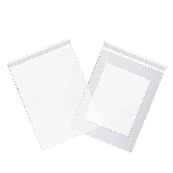 Klappenbeutel 26.5x33.7cm Hochtransparent (100 Stück) [B10X13]
