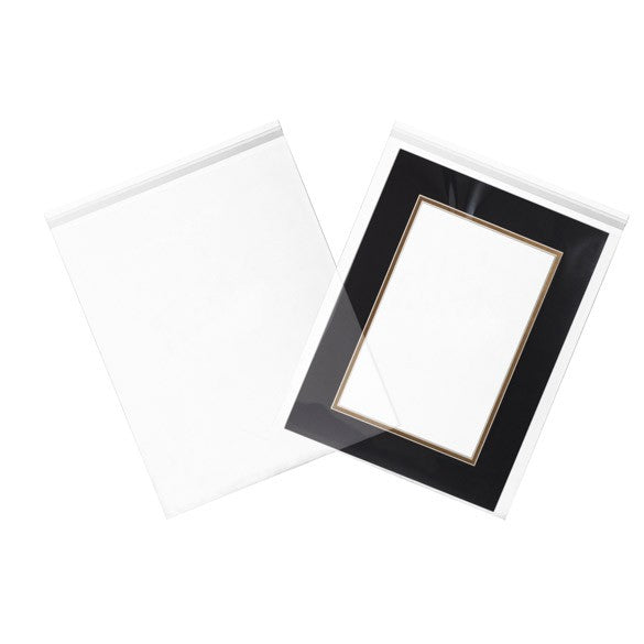 Klappenbeutel 34.1x41.3cm Hochtransparent (100 Stück) [B13]
