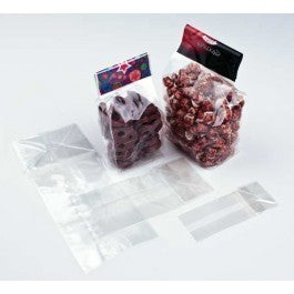 Blockbodenbeutel 12.7x5.7x12.7cm Transparent (100 Stück) [FG18]