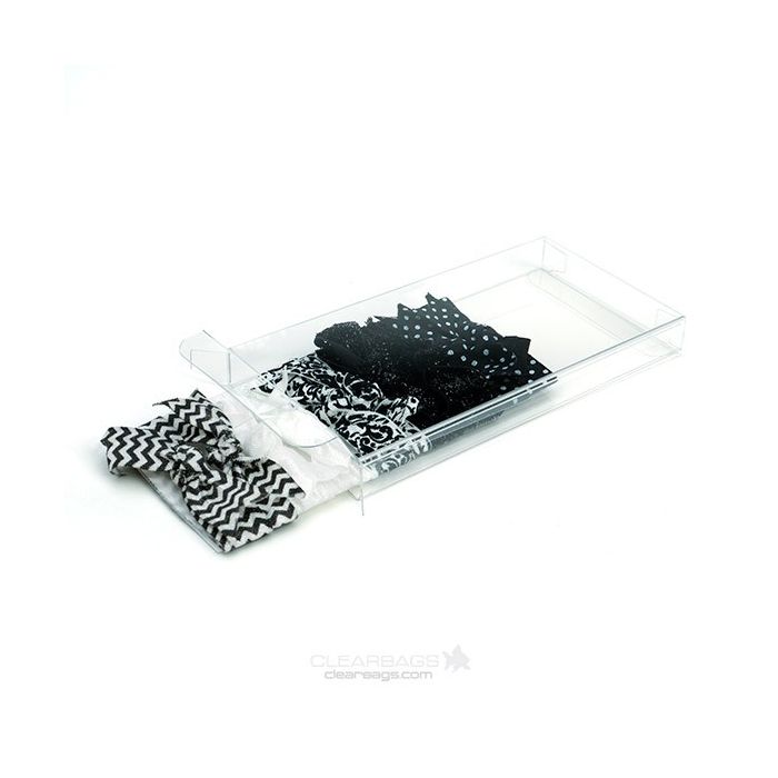 Klarsichtschachteln für 8 Pralinen 7x1.4x13.8cm (25 Stück) [FPB272]