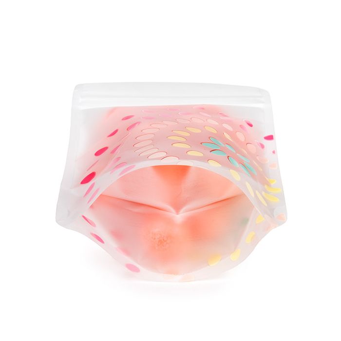 Standbodenbeutel Pastell Frost Blüte 13x7.9x20.6 cm (25 Stück) [ZBGSW3BL]