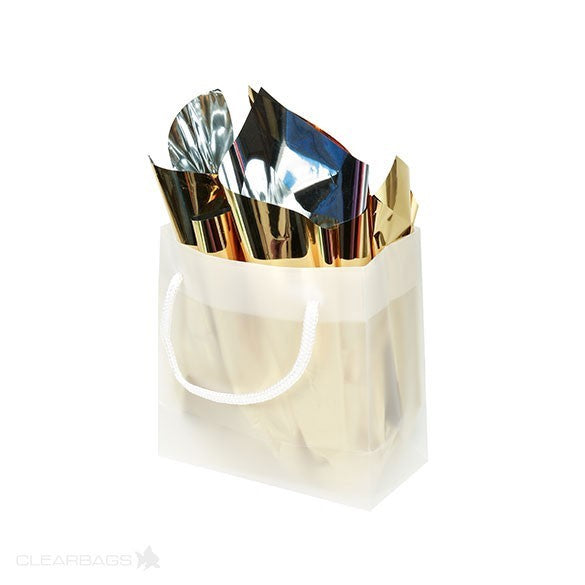 Geschenktaschen 16x7.6x16cm mit Trageschnüren (10 Stück) [G66FT1]