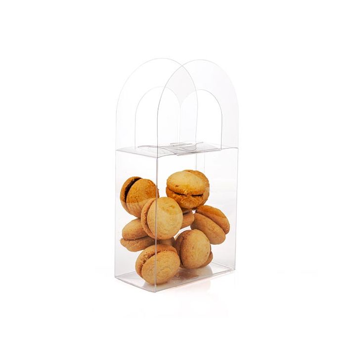 Klarsichtschachteln mit Griff 10.2x5.7x11.7cm (25 Stück) [FS211]