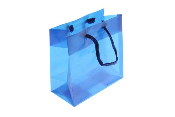Geschenktaschen 16x7.6x16cm mit Trageschnüren (10 Stück) [G66BL1]