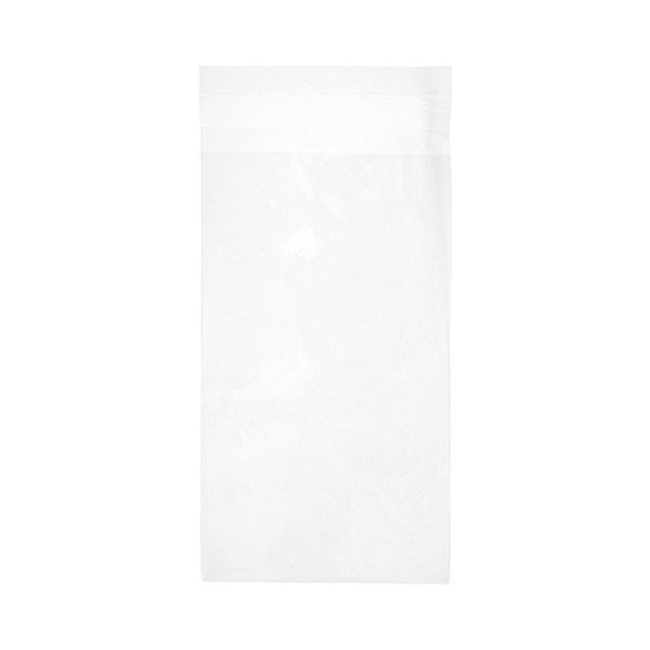 Umweltfreundliche Beutel 10.2x19.1cm Transparent - Premium (100 Stück) [GC4E7H]