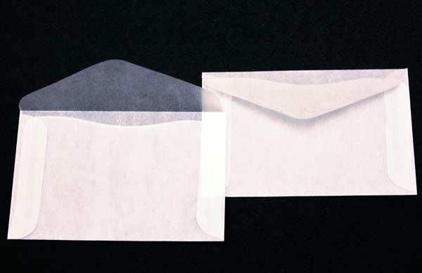 Pergaminpapier Umschläge 9x6cm (100 Stück) [G16]