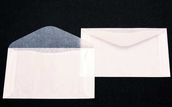 Pergamentpapier Umschläge 11x6.5cm (100 Stück) [G17]