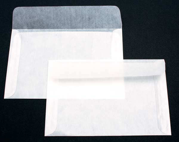 Pergaminpapier Umschläge 15,9x10,5cm (100 Stück) [G22]
