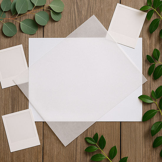 Pergaminpapier Bögen 20,3x25,4cm (25 Stück) [GS8]