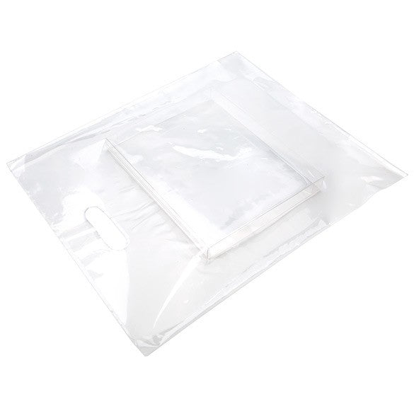 Polytragetaschen klar 38,1x45,7cm 60 Mikron LDPE (100 Stück) [H1518CL1]