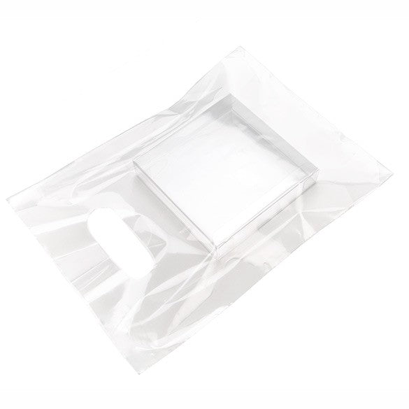 Polytragetaschen Transparent 22.9x30.5cm 60 Mikron LDPE (100 Stück) [H912CL1]