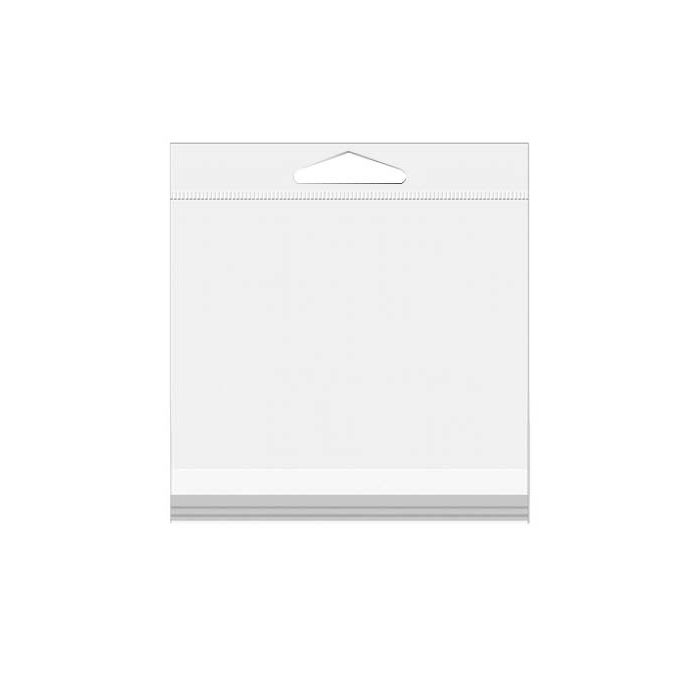 Headerbeutel Transparent 22.2x22.9cm Wiederverschließbar (100 Stück) [HB88XL]