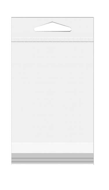 Headerbeutel Transparent 9.4x10.6cm Wiederverschließbar (100 Stück) [HB3X4]