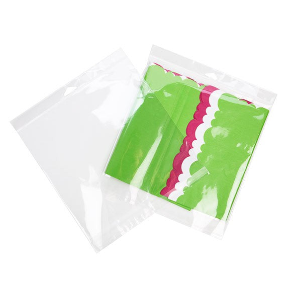 Headerbeutel Transparent 27.3x26cm Wiederverschließbar (100 Stück) [HB1010]