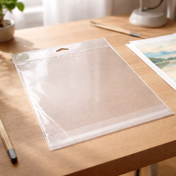 Headerbeutel Transparent 21.4x26cm Wiederverschließbar (100 Stück) [HB108]