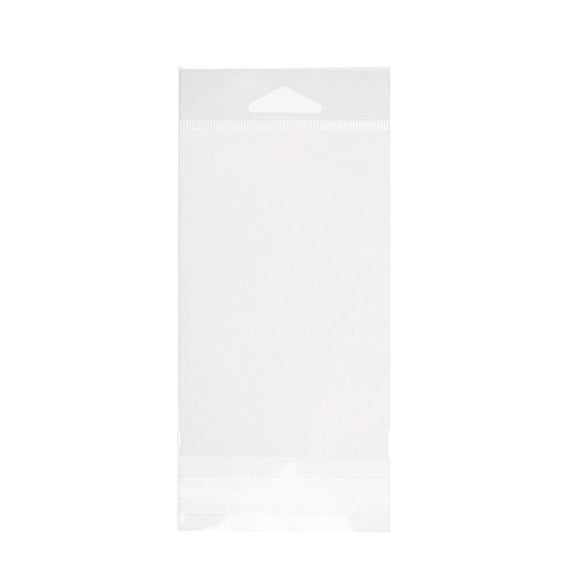 Headerbeutel Transparent 8.4x13cm Wiederverschließbar (100 Stück) [HB3]