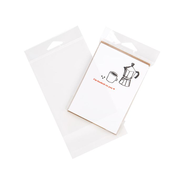 Headerbags 10.3x13.7cm Reclosable and Crystal Clear