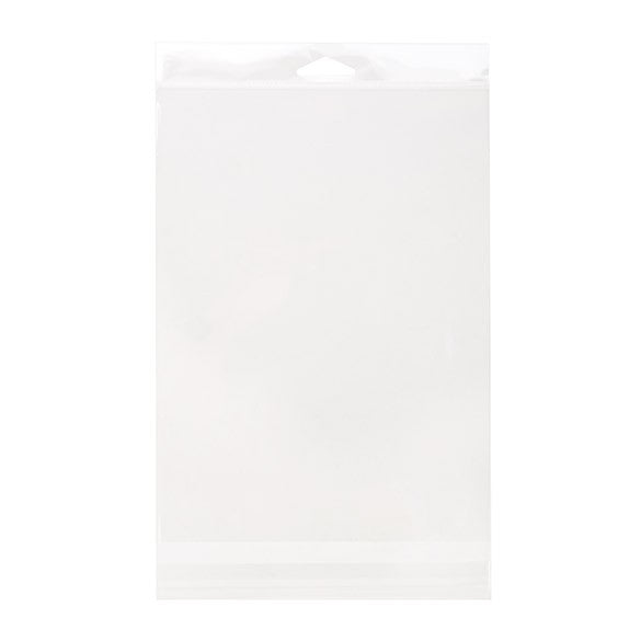 Headerbeutel Transparent 16.5x24.1cm Wiederverschließbar (100 Stück) [HB6H9H]