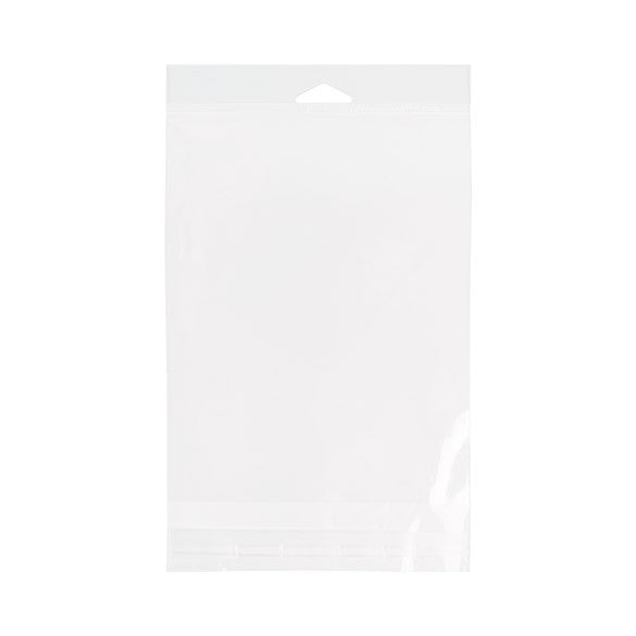 Headerbeutel Transparent 15.9x20.3cm Wiederverschließbar (100 Stück) [HB6Q8]