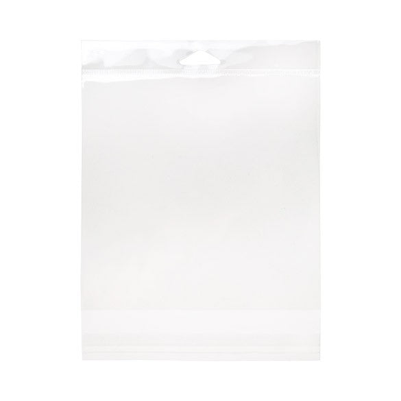 Headerbeutel Transparent 16.8x22.2cm Wiederverschließbar (100 Stück) [HB6X8]