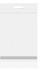 Headerbeutel Transparent 10.3x13.7cm mit Schutzverschluss (100 Stück) [HB4B1PC]