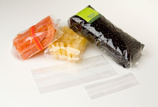 Plastikbeutel 7.6x3.1x21cm mit Seitenfalten schwere Qualität (100 Stück) [HDGB9]
