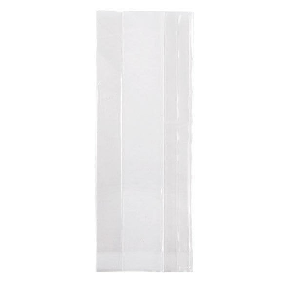Plastikbeutel 5.1x2.5x12.7cm laminiert und mit Seitenfalten (100 Stück) [HDGB3]
