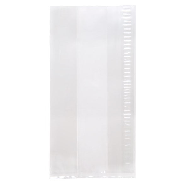 Plastikbeutel 10.2x5.7x20.3cm laminiert und mit Seitenfalten (100 Stück) [HDGB4]