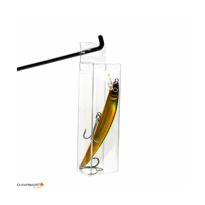 Klarsichtschachteln 3.8x3.2x12.7cm mit Aufhängeloch (25 Stück) [HFB220]