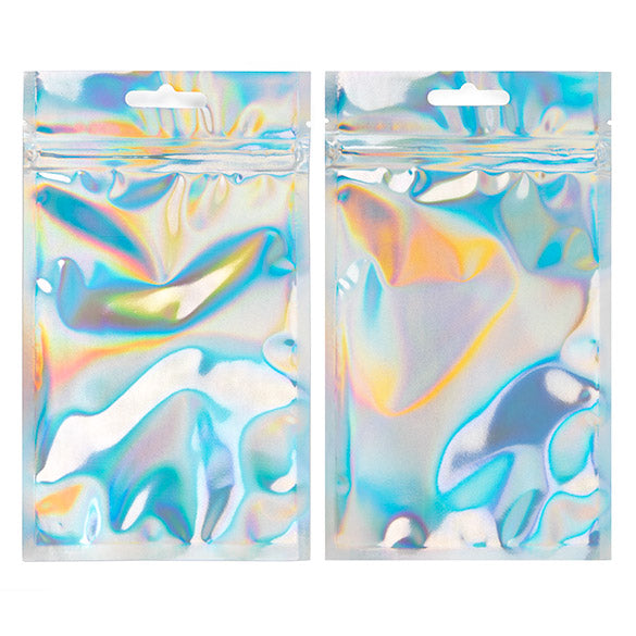 Druckverschlussbeutel Holografisch/Transparent 10.2x15.2cm (25 Stück) [HZBB46CH]