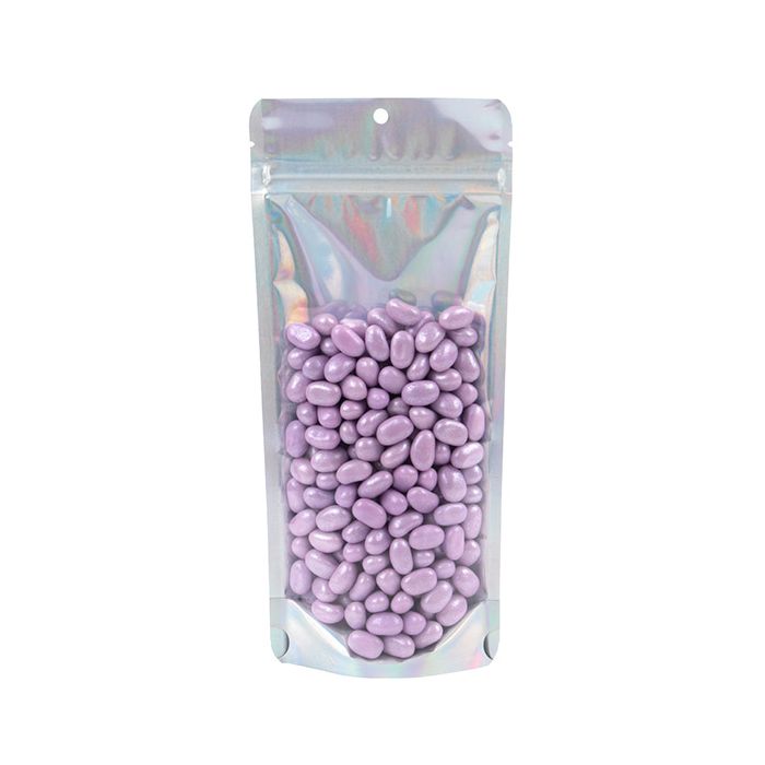 Standbodenbeutel Transparent/Irisierend 10.8x6x23.8cm mit Aufhängeloch (25 Stück) [ZBGH1NC]