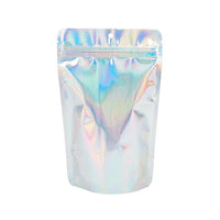 Stand Up Pouches Iridescent/Holographic 13x7,9x20,6cm With Hanghole